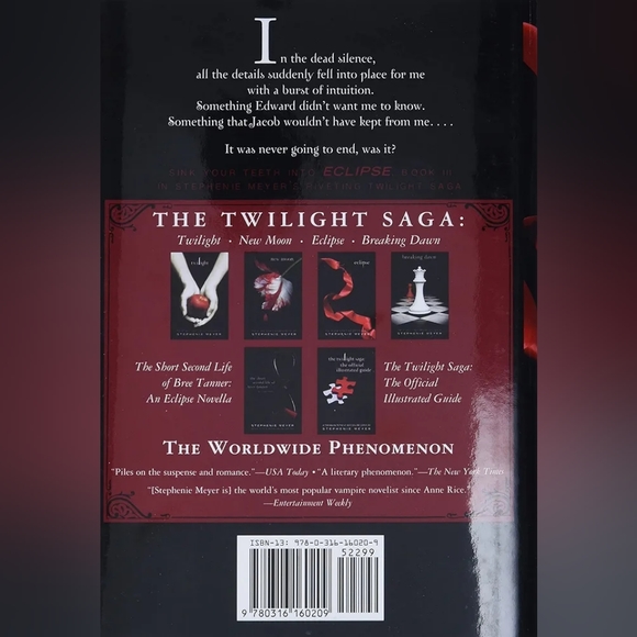 📚 Eclipse by Stephanie Meyer - Picture 2 of 5